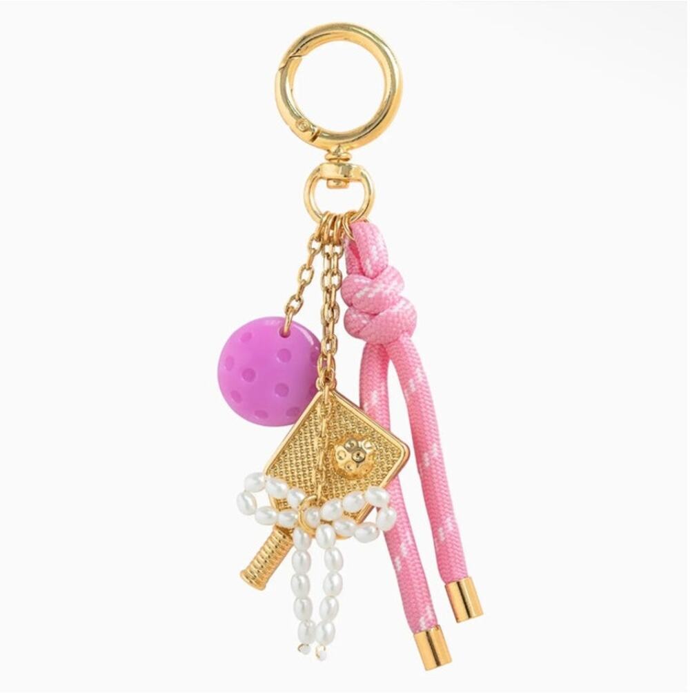 Gameday Rally Time Pickleball Bag Charm